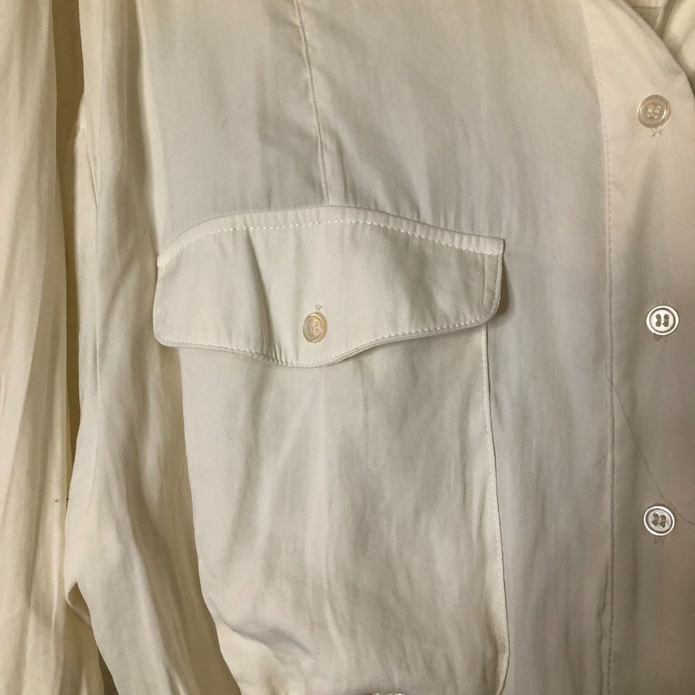 Topshop Cream Button-Up Blouse - Picture 10 of 16